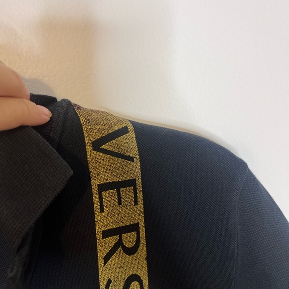 Versace Collection Men's Short Sleeve Polo Shirt M - Picture 5 of 8